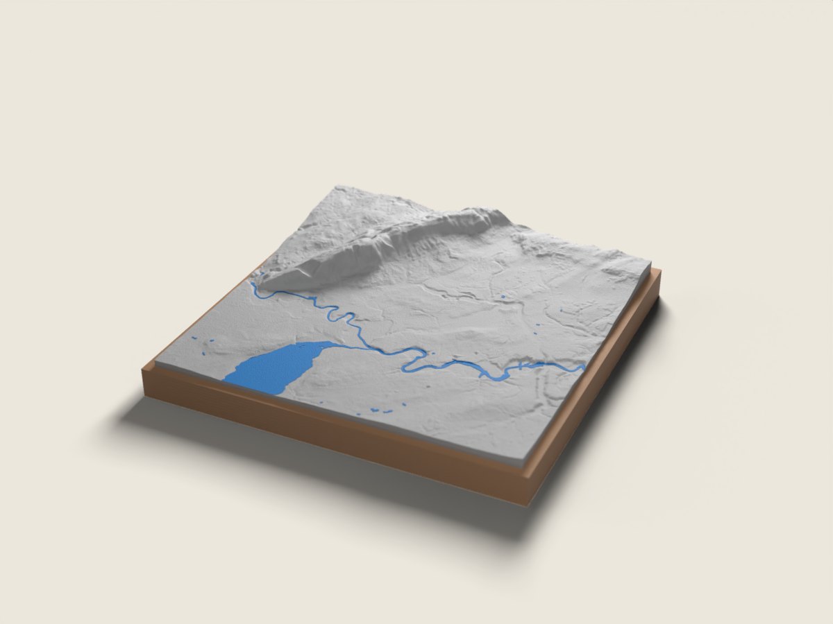 Genève et le Salève : Arrière gauche