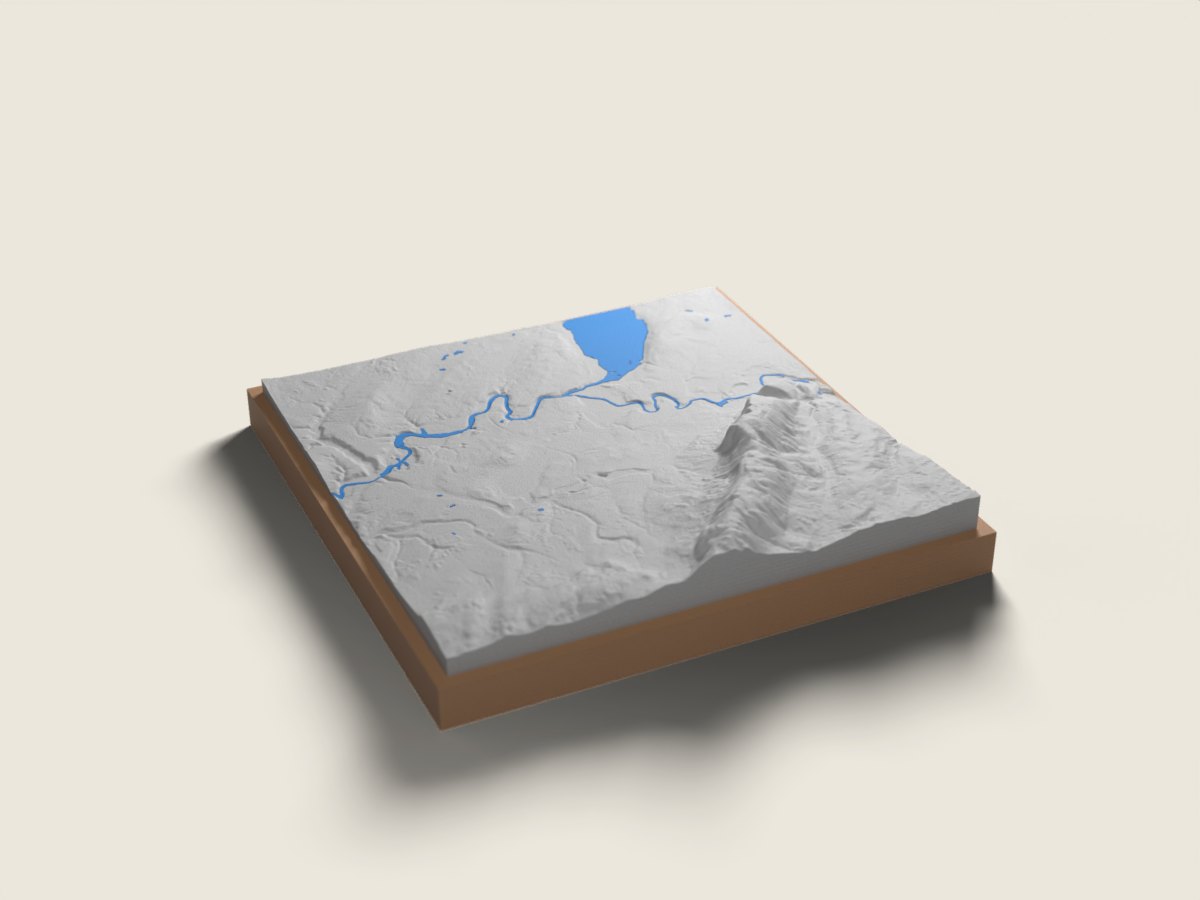 Genève et le Salève : Avant gauche