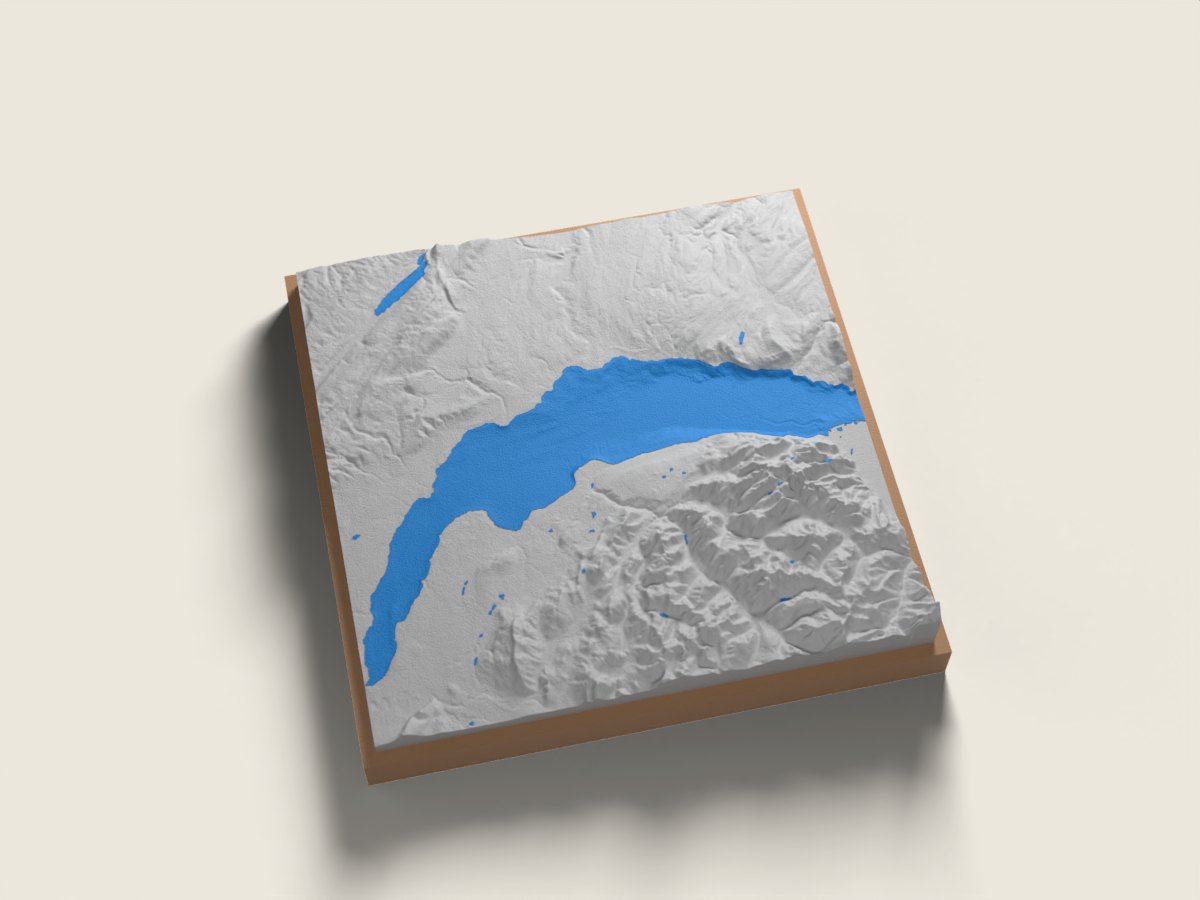 Le Léman : Vue plongeante